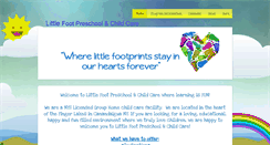 Desktop Screenshot of littlefootpreschoolandchildcare.com